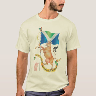 Camiseta Sea valeroso. Sea bueno. Va el Vegan.