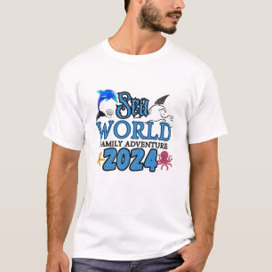 Camiseta Sea World Family Adventure 2024,vacaciones familia
