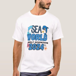 Camiseta Sea World Family Adventure 2024,vacaciones familia