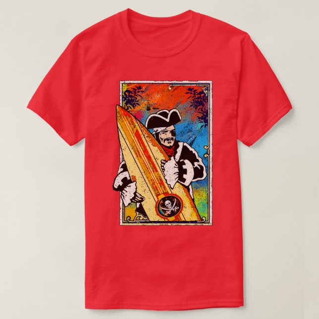 Camiseta Seadog Piratex27s Surf T (Diseño del anverso)