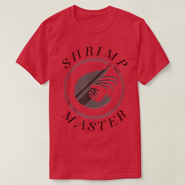 Camiseta Seafood Chef Ironic Saying Shrimp Master  (Diseño del anverso)