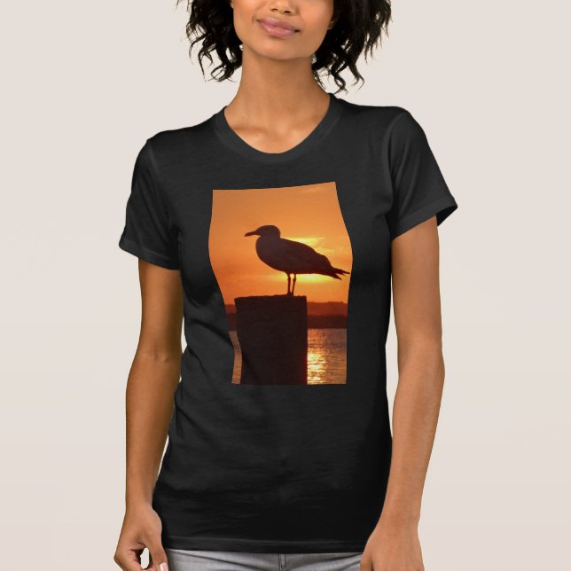 Camiseta Seagull Sunset (Anverso)