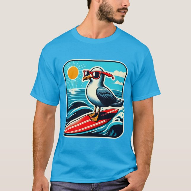 CAMISETA SEAGULL-SURF 2 (Anverso)