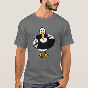 Camiseta Seagull With A Vinyl Plate In Its Beak