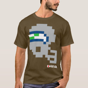 Camiseta Seahawks Tecmo Bowl Helmet Crewneck Sweatshirt