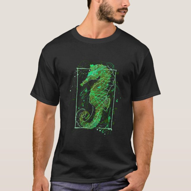 Camiseta Seahorse Beach Aquarium (Anverso)