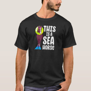 Camiseta SeaHorse Chica Deporte De Equitación De Caballos