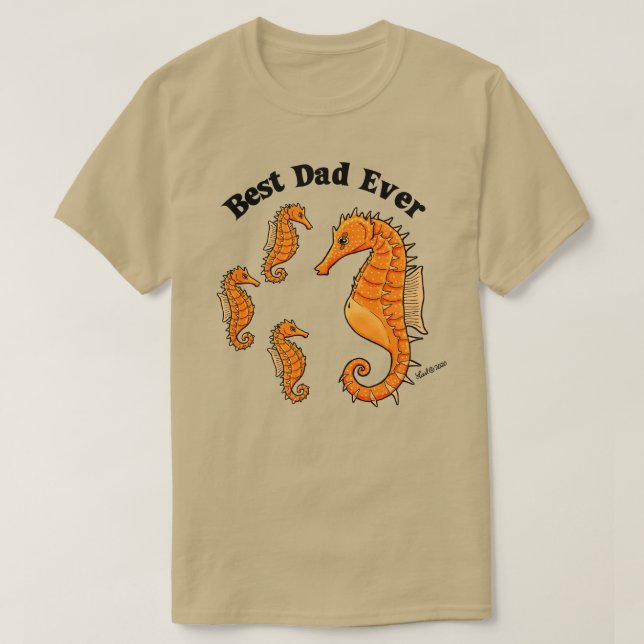Camiseta Seahorse Dad (Diseño del anverso)