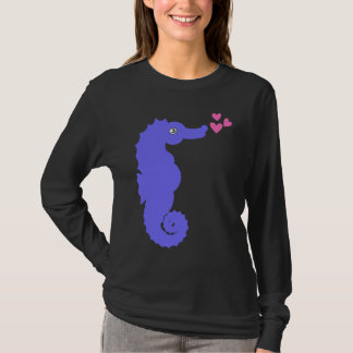 Camiseta Seahorse Hearts Aquatic Sea Animal Fish Hippocampu