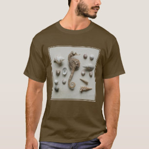 Camiseta Seahorse y cáscaras