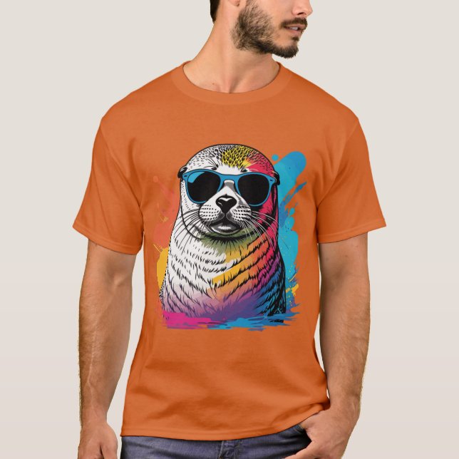 Camiseta Seal friends family (Anverso)