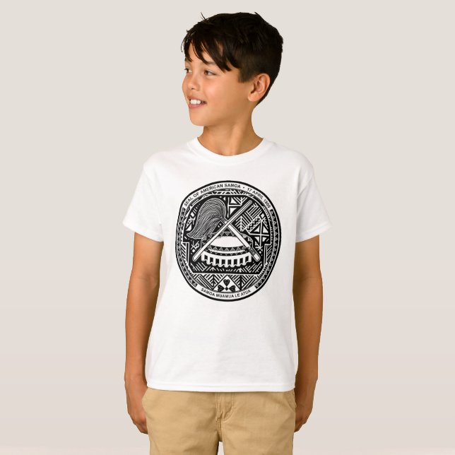 Camiseta Seal of American Samoa  (Anverso completo)