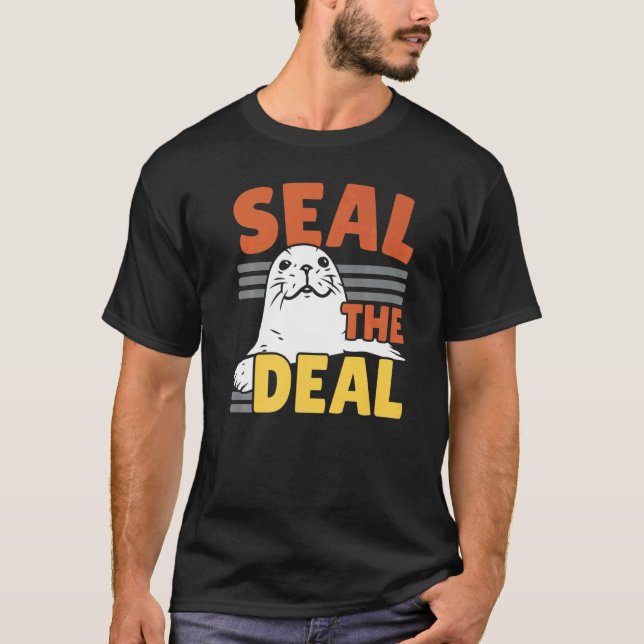 Camiseta Seal The Deal Underwater Animal Marine Biology Sea (Anverso)