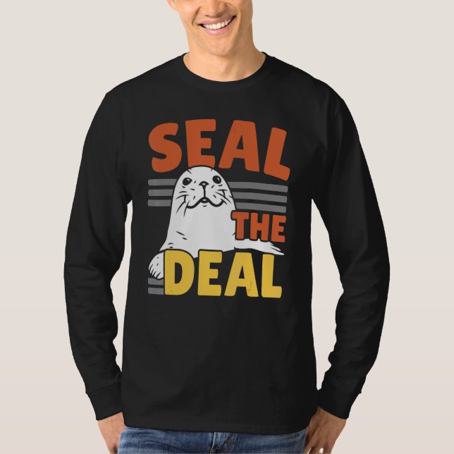 Camiseta Seal The Deal Underwater Animal Marine Biology Sea (Anverso)