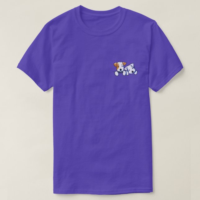 Camiseta Sealyham Pocket Full O Puppies (Diseño del anverso)