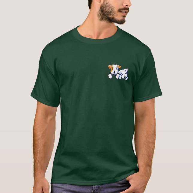 Camiseta Sealyham Pocket Full O Puppies (Anverso)