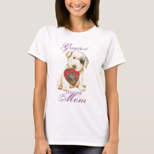 Camiseta Sealyham Terrier Heart Mom T-Shirt