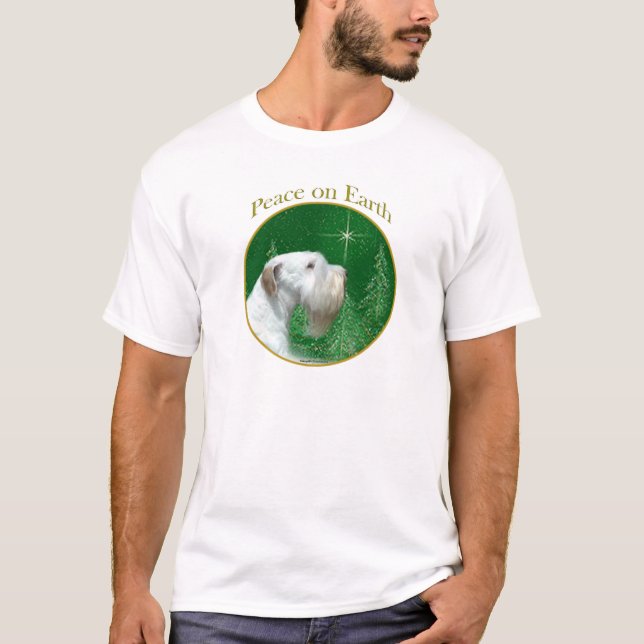 Camiseta Sealyham Terrier Peace on Earth (Anverso)