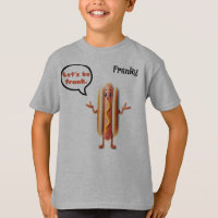 "Seamos Frank" Hotdog Personizalbe Pun Boy's