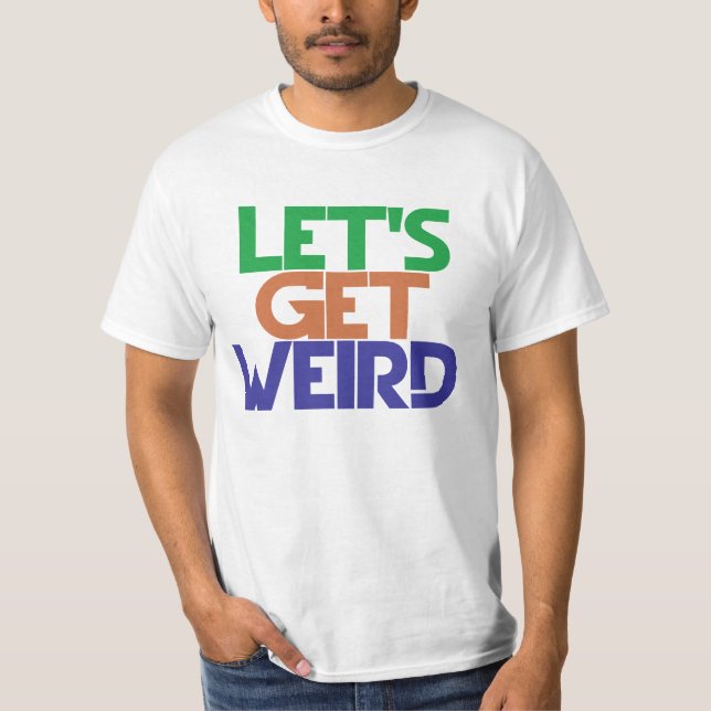 Camiseta Seamos raros (Anverso)