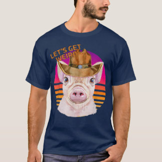 Camiseta Seamos raros vaqueros alguacil de cerdo con Gorra