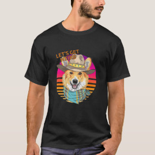 Camiseta Seamos Un Raro Hipster Corgi Galés Con Sombrero De