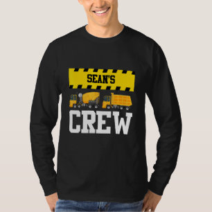 Camiseta Sean Construction Crew Personalizado Dumptruck