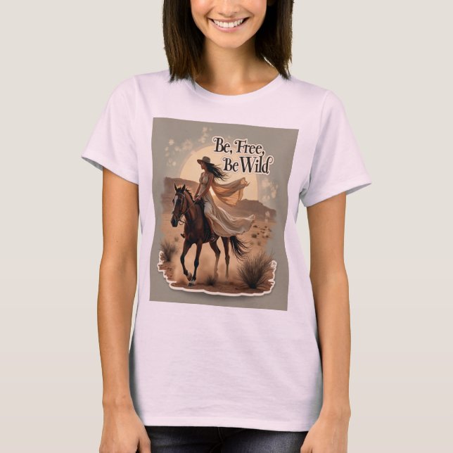 Camiseta Sean libres, sean salvajes (Anverso)