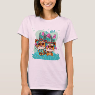 Camiseta Sean pequeños tigres salvajes