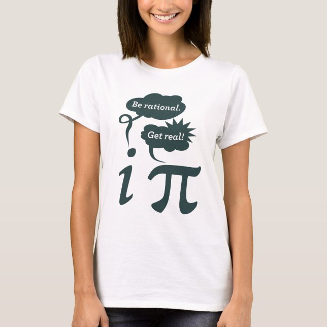 Camiseta ¡sean racionales! (Anverso)