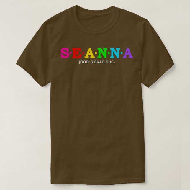 Camiseta Seanna Dios es amable. (Diseño del anverso)