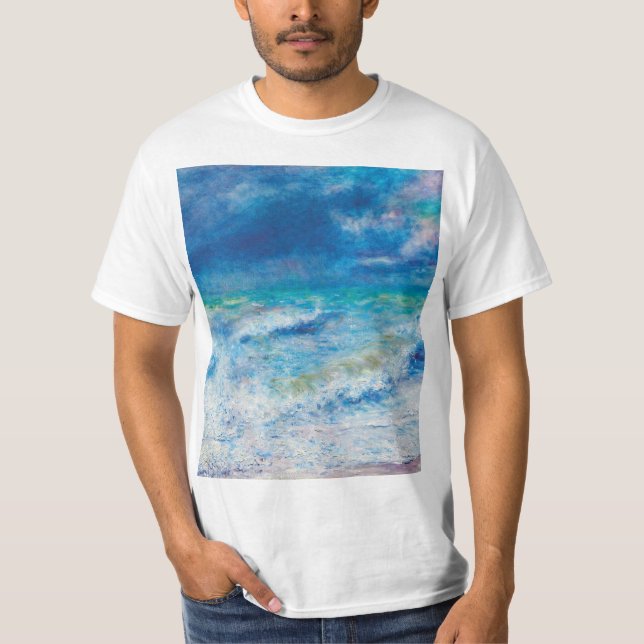 Camiseta Seascape (1897) de Pierre-Auguste Renoir (Anverso)