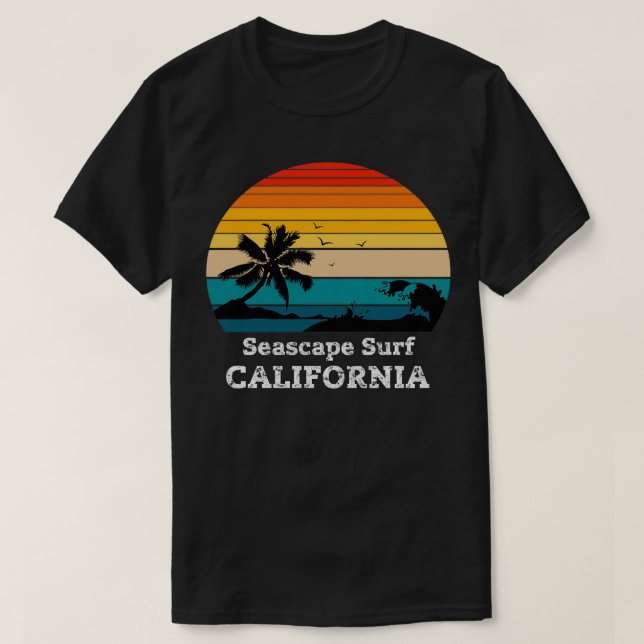 Camiseta Seascape Surf CALIFORNIA (Diseño del anverso)