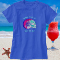 Camiseta Seashell de la Bonito de la isla de Sanib