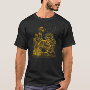 Camiseta Seashell Goblincore Estética Academia Oscura Cotta