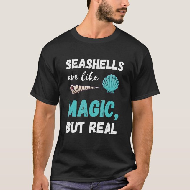 Camiseta Seashell Magic Clamshell Seashell Collector Sea Sh (Anverso)