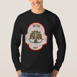 Camiseta Seaside O Totem Thunderbird Pacífico Noroeste Nat