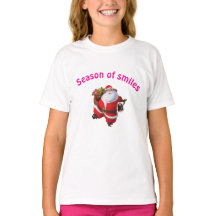 Season of Smiles.” – Cute Baby Christmas T-Shirt