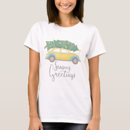 Camiseta Seasons Greetings Car & Tree