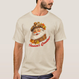 Camiseta Season's Greetings - Fall Santa