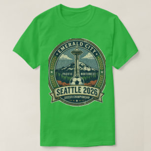 Camiseta Seattle 2026 Ciudad Anfitriona Mundial Fútbol Clás