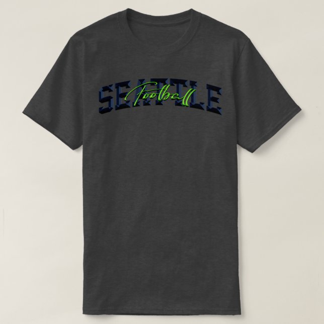 Camiseta Seattle 3D Chrome (Diseño del anverso)