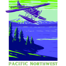 Camiseta Seattle, al noroeste del Pacífico