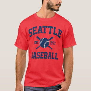 Camiseta Seattle Béisbol Atlético Vintage Sportseam Fan gi