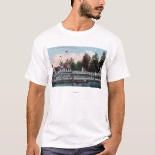 Camiseta Seattle, escena del parque de WashingtonMadison