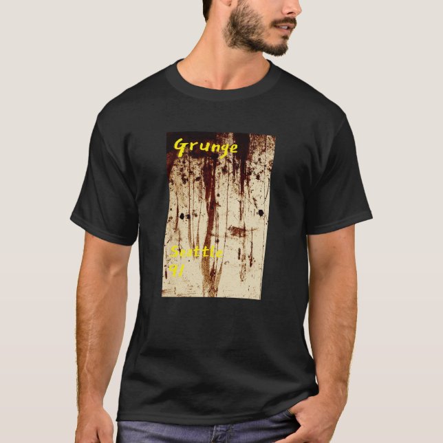 Camiseta Seattle Grunge Music 1991 (Anverso)