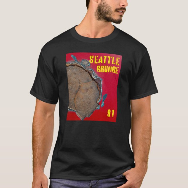 Camiseta Seattle Grunge Music 1991 (Anverso)