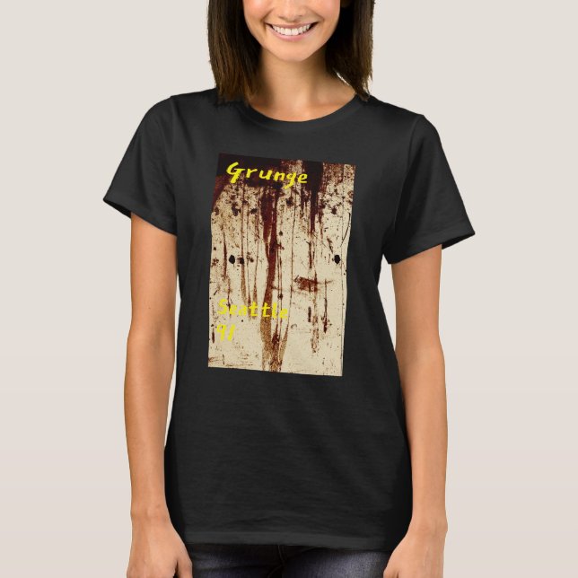 Camiseta Seattle Grunge Music 1991 (Anverso)