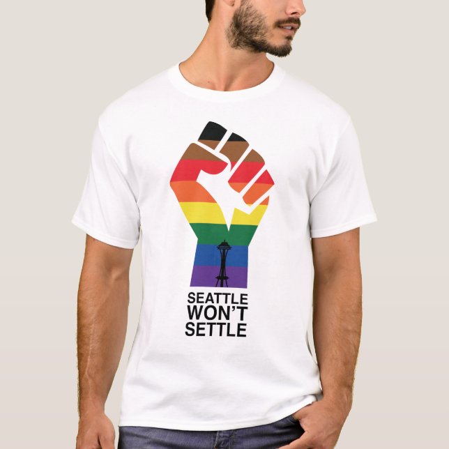 Camiseta Seattle no se arreglará (Anverso)