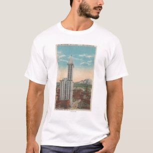 Camiseta Seattle, opinión de la torre de WASmith y el Monte